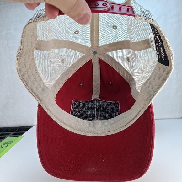 Oklahoma University Sooners Trucker Hat Cap Mesh Back Snapback - Picture 6 of 7